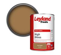 Leyland Trade Wood & Metal High Gloss Paint Cool Copper (Ppg1088-6) 5L