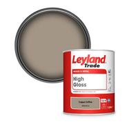 Leyland Trade Wood & Metal High Gloss Paint Cuppa Coffee (Ppg1076-4) 1L