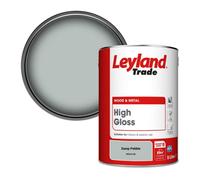 Leyland Trade Wood & Metal High Gloss Paint Damp Pebble (Ppg10-08) 5L