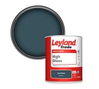 Leyland Trade Wood & Metal High Gloss Paint Dark Water (Ppg10-01) 1L