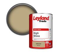 Leyland Trade Wood & Metal High Gloss Paint Earthy Cane (Ppg1103-4) 5L