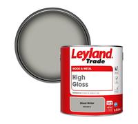 Leyland Trade Wood & Metal High Gloss Paint Ghost Writer (Ppg1007-3) 2.5L