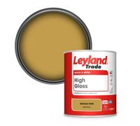 Leyland Trade Wood & Metal High Gloss Paint Glorious Gold (Ppg1107-6) 1L