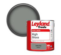 Leyland Trade Wood & Metal High Gloss Paint Husky Gray (Ppg0994-6) 2.5L