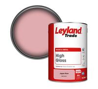 Leyland Trade Wood & Metal High Gloss Paint Jaguar Rose (Ppg1186-3) 5L