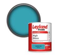Leyland Trade Wood & Metal High Gloss Paint Jamaican Sea (Ppg1236-6) 1L