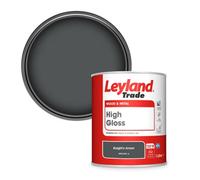 Leyland Trade Wood & Metal High Gloss Paint Knight's Armor (Ppg1001-6) 1L