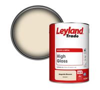 Leyland Trade Wood & Metal High Gloss Paint Magnolia Blossom (Ppg1090-1) 5L