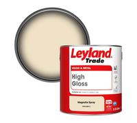 Leyland Trade Wood & Metal High Gloss Paint Magnolia Spray (Ppg1089-2) 2.5L