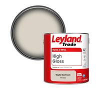 Leyland Trade Wood & Metal High Gloss Paint Maybe Mushroom (Ppg1020-2) 2.5L