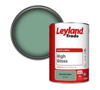 Leyland Trade Wood & Metal High Gloss Paint Mermaid Lagoon (Ppg1139-4) 5L