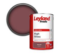 Leyland Trade Wood & Metal High Gloss Paint Mesa Red (Ppg1052-6) 5L