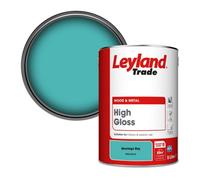 Leyland Trade Wood & Metal High Gloss Paint Montego Bay (Ppg1233-6) 5L