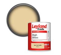 Leyland Trade Wood & Metal High Gloss Paint New York Vanilla (Ppg12-17) 1L