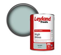 Leyland Trade Wood & Metal High Gloss Paint Sea Sprite (Ppg1143-3) 5L