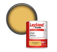Leyland Trade Wood & Metal High Gloss Paint Sol De Yucatan (Ppg17-18) 1L