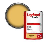 Leyland Trade Wood & Metal High Gloss Paint Sol De Yucatan (Ppg17-18) 5L