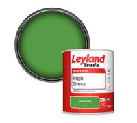 Leyland Trade Wood & Metal High Gloss Paint Tropical Leaf (Ppg1225-7) 1L