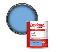 Leyland Trade Wood & Metal High Gloss Paint Victoria Blue (Ppg1243-4) 1L