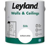 Leyland Walls & Ceilings Silk, Brilliant White, 2.5 Litre