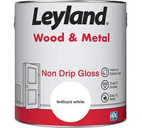 Leyland Wood & Metal Non Drip Gloss, Brilliant White, 2.5 Litre