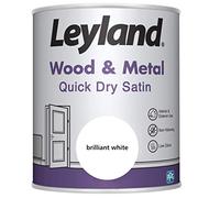 Leyland Wood & Metal Quick Dry Satin, Brilliant White, 750ml