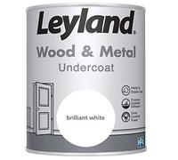 Leyland Wood & Metal Undercoat, Brilliant White, 750ml