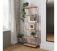 Leyo 6 Tier Bookcase Tall Storage Shelving Unit for Home or Office