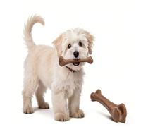 Leyoceur Tough Chew Bone for Dogs - Tough Durable Chew Toy for Adult Dogs & Puppies Under 25LBS -Lasting for Aggressive Chewers