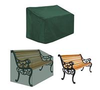 leyomgamz Garden Bench Cover Waterproof 2 Seater Waterproof Windproof UV Resistant 210D Polyester Oxford Gewebe 134 x 66 x 89 cm (Green)