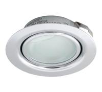 Leyton Lighting 12v 20w halogen recessed downlight chrome warm white low voltage (Driver Required)