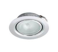 Leyton Lighting 12v 20w halogen recessed downlight chrome warm white low voltage (Driver Required)