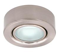 Leyton Lighting 12v 20w halogen surface downlight stainless steel warm white Driver Required