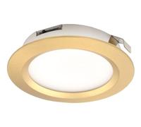 Leyton Lighting DLD-BBR-4CT Mainot 12v 2.5w LED Recessed Light, Brushed Brass, 2700K, 3000K, 4000K