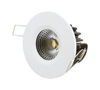 Leyton Lighting ELAN-3K-WH Elan Dimmable LED Downlight, IP65, White, Warm White