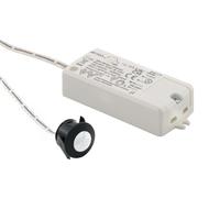Leyton Lighting PIRSENTIM-BL PIR Sensor Switch, 100-240v, Black, 24mm