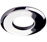 Leyton Lighting PISA-CH Pisa Fixed Round Downlight, IP65, Chrome, GU10