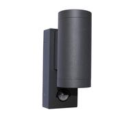 Leyton Lighting UD-6W-3K-PIR Declan Double LED Spot Light, IP44, Anthracite, PIR Motion Sensor