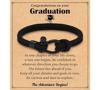 Leyung to My Boys Bracelet Gifts for Son Brother Grandson Nephew Guy Friends, Valentines Birthday Graduation Day Christmas Easter Gifts for Teenage Boys Men, 7.5 inches, Stainless Steel, no gemstone