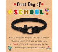 Leyung to My Boys Bracelet Gifts for Son Brother Grandson Nephew Guy Friends, Valentines Birthday Graduation Day Christmas Easter Gifts for Teenage Boys Men, Nylon, no gemstone