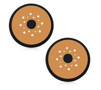 LEYURISE 2Pcs Sander Pad Hook and Loop Backing Plate Compatible with Black & Decker BDERO100 RO100B RO100K BDERO600 TS720 Q800K BT300 Replace#: 380278-00 N601645