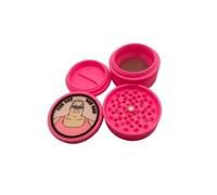 Lez Herb Grinder - Big Lez Show - Judge Grinda - 3D Printed (Pink, Catcher)