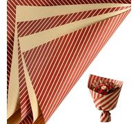 LeZakaa 20 Sheets Kraft Stripe Flower Wrapping Paper, Red Diagonal Stripes Floral Bouquet Paper for Christmas, Valentines, Mothers Day, Party, Birthday, Wedding, Baby Shower