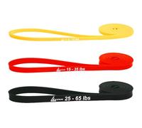 LEZER Resistance Bands for Working Out, Exercise Band, Pull Up Band, Elastic Band, Stretching, Training, Gym, Physical Therapy, Fitness, Workout, Yoga, with Instruction, Light Set of 3
