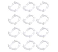 Lezevn 12 Pieces Plastic Vampire Teeth Halloween Teeth Plastic Fake Fangs Halloween Party Cosplay Props