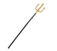 Lezevn Decorative Trident Devil Pitchfork Staff King Trident Cosplay Prop Imitation Cosplay Trident for Halloween Party