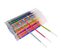 Lezevn Gel Pen Refills Gel Colouring Pens Refills Assorted Colours Glitter Neon Pastel Metallic Ideal for Drawing Adult Coloring Book Scrapbooking Journaling (100)