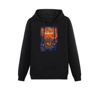 LEZHONGQIU Hawkwind Unisex Sweatshirts Black Mens Pullover Hoodies M