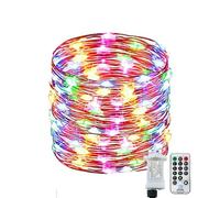 Lezonic 220 LED Fairy Lights Mains Powered, 22M 72Ft String Lights Plug in with 8 Modes, Fairy Lights for Bedroom Christmas Fairy Light for Indoor/Outdoor Wedding Party Decoration(Multi-Colored)