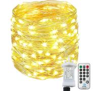 Lezonic 220LED Plug in Fairy Lights,22M/72FT Decorative Christmas Lights